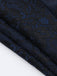 Top in pizzo con spalle scoperte e nappe Halloween blu anni '30