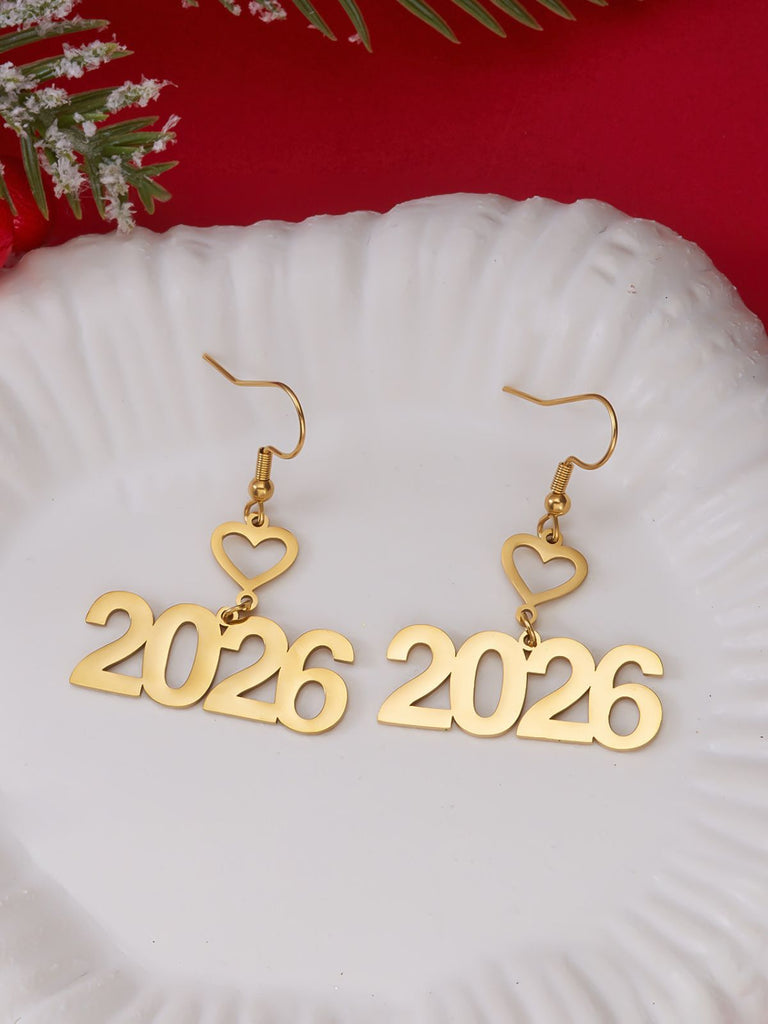 Orecchini pendenti 2026 in lega traforata
