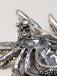Spilla retrò con strass a forma di ragno di Halloween