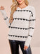 Maglione a maglia a forma di cuore San Valentino anni '40