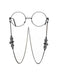 Catena per occhiali vintage nero Halloween