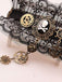 Braccialetto steampunk retrò con equipaggiamento Halloween