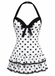 [Pre-Vendita] Costume Intero Blu Halter a Righe con Fiocco Anni '40 19