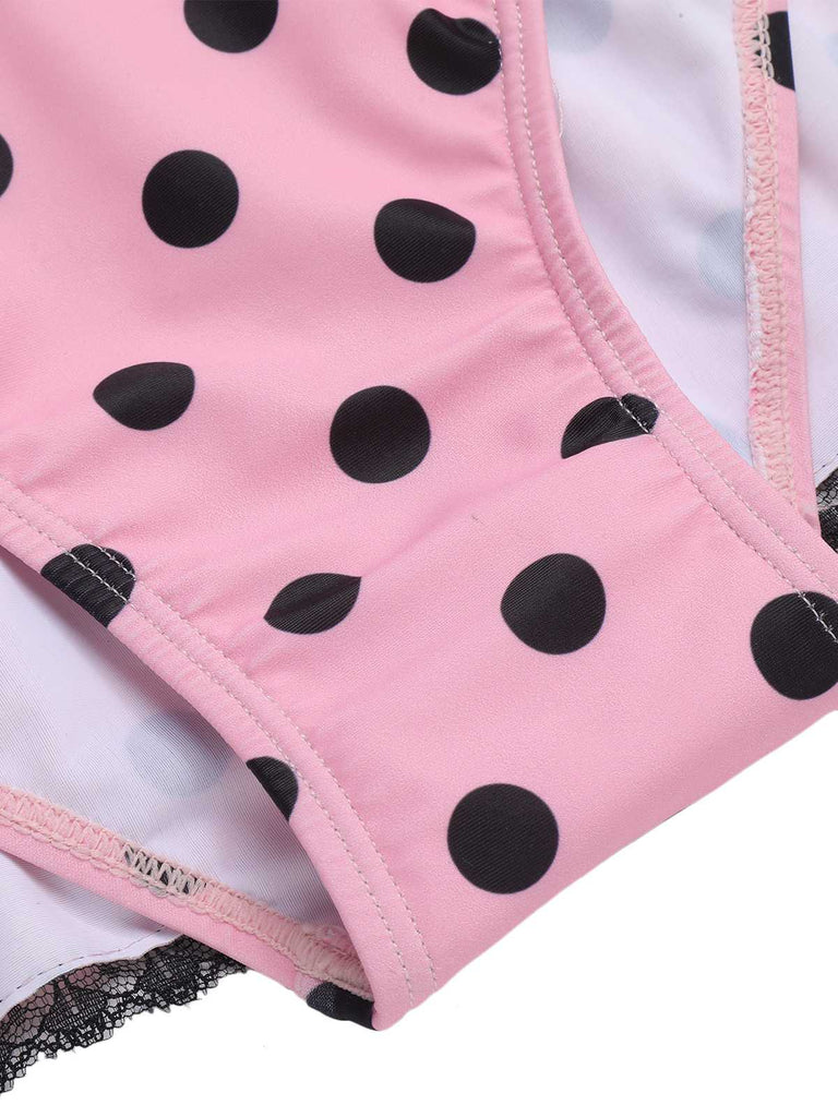 [Pre-Vendita] Costume Intero Blu Halter a Righe con Fiocco Anni '40 8