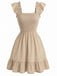 [Pre-Vendita] Abito Smock a Collo Quadrato con Maniche a Volant Anni '50 6
