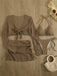 Set Bikini Halter Crochet Tinta Unita con Copricostume Anni '50