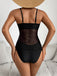 Set Tankini con Palme e Rete con Spalline Sottili Anni '50 4