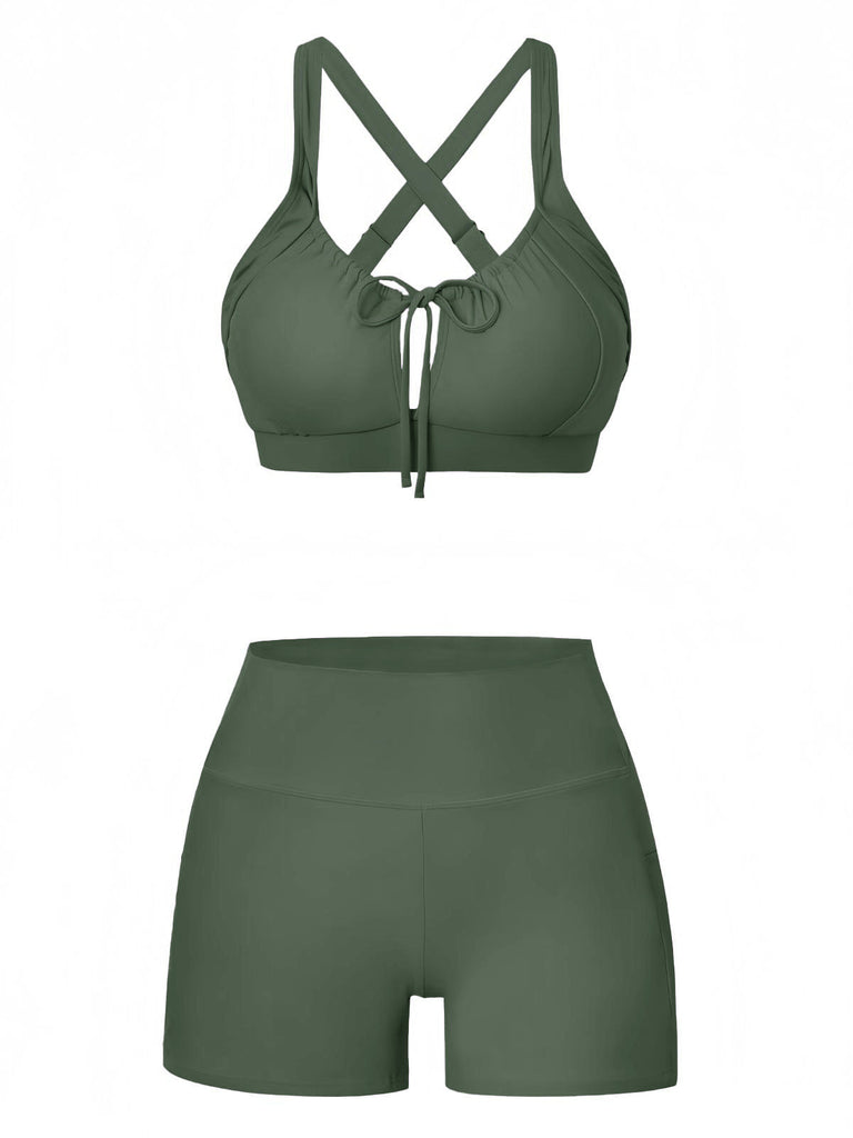 1940s Two Piece Tankini Set 3