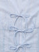 Set 2 Pezzi Senza Maniche Scollo a V Corsetto con Lacci e Pantaloni Anni '50 4