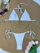 [Pre-Vendita] Set Bikini Triangolo Costolato con Catena Dorata Anni '60 11