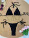 [Pre-Vendita] Set Bikini Triangolo Costolato con Catena Dorata Anni '60 3