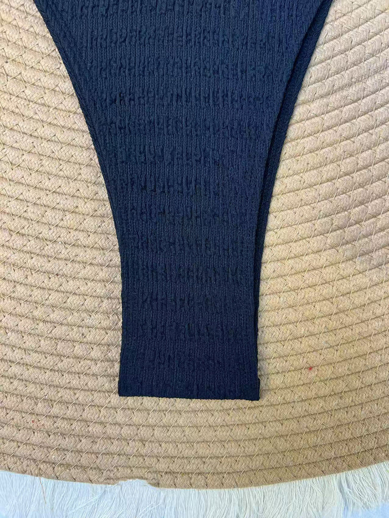 [Pre-Vendita] Set Bikini Triangolo Costolato con Catena Dorata Anni '60 5