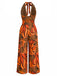 [Pre-Sale] 1980s Print Belted One Piece Jumpsuit 5