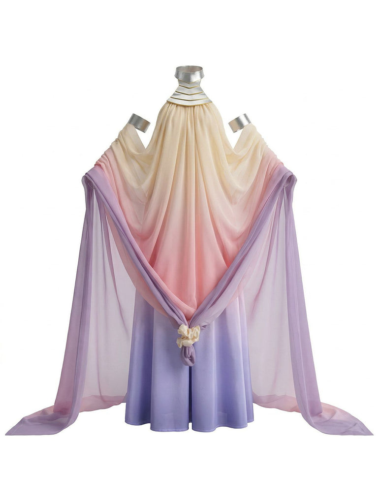 1980s Star Wars Amidala Ombre Gradient Dress - vintage dress, retro fashion