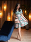 Abito Swing Patchwork Floreale anni '50
