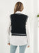 Gilet con motivo a rombi e teschio Halloween anni '80