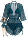 Costume da Bagno Solid Halter & Shimmer Anni '50