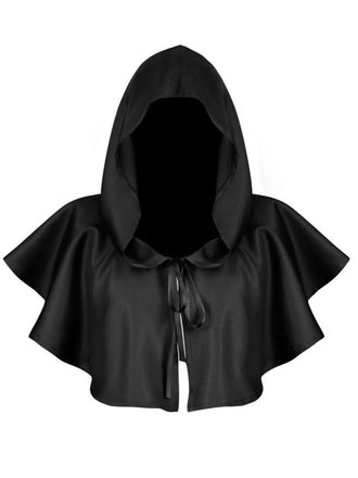 Mantello da mietitore con cappuccio tinta unita Halloween