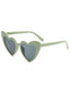 Occhiali da sole con montatura a cuore curva vintage