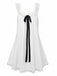 [Prevendita] Abito babydoll in pizzo con fiocco sulla schiena anni '60