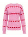 Maglione a maglia a forma di cuore San Valentino anni '40