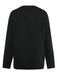 Maglione lavorato a maglia con scheletro Halloween nero anni '50