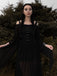 Abito con spalline trasparenti da strega Halloween anni '50