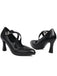 Scarpe con tacco alto e dettagli brogue con cinturini incrociati