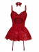 Completo body con corsetto e pizzo anni '60