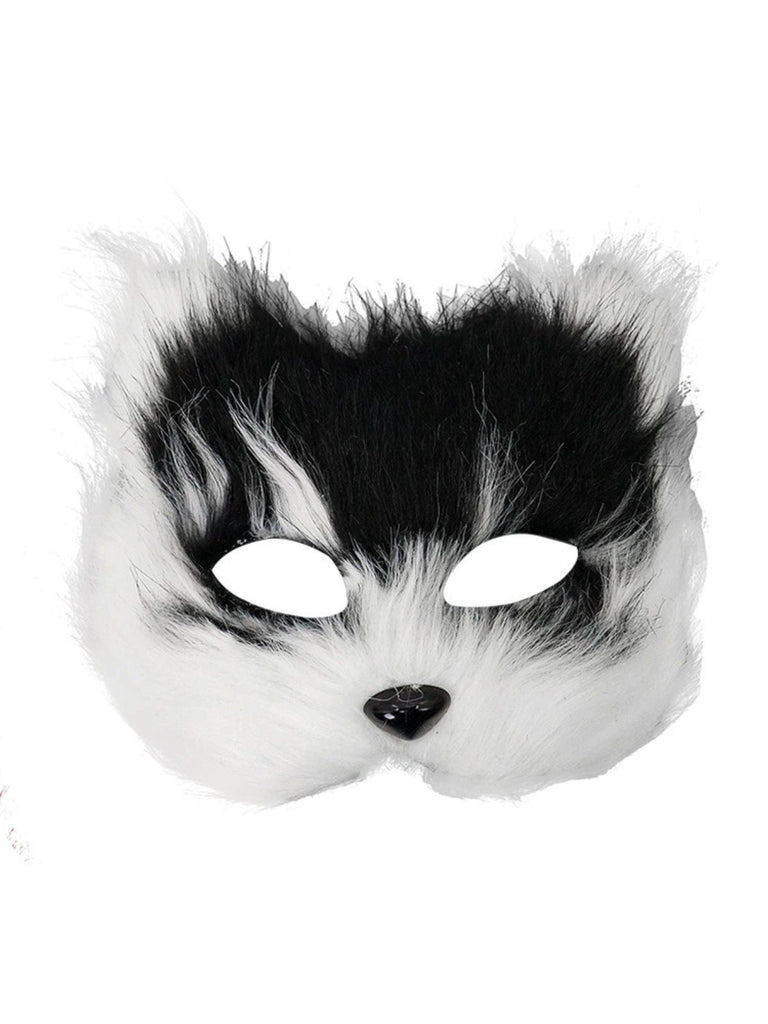 Maschera di volpe pelosa per feste di Halloween