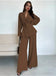 2PCS Completo blazer e pantaloni con lacci anni '60