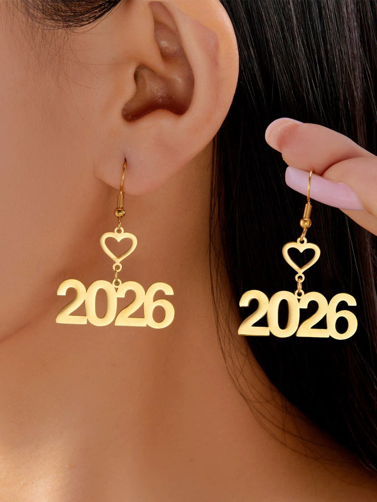Orecchini pendenti 2026 in lega traforata