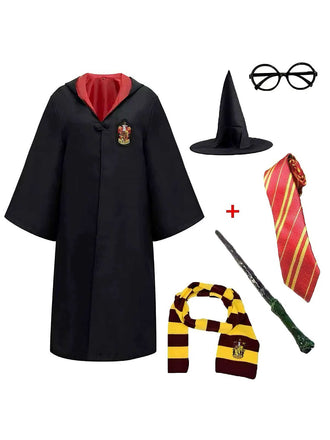 Set di costumi della scuola di magia Halloween anni '70
