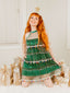 Abito con pompon e albero di Natale verde anni '60