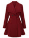 Cappotto sartoriale con risvolto tinta unita anni '40