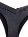 Bikini in pelle di serpente metallizzatacon laccetti anteriori anni '70