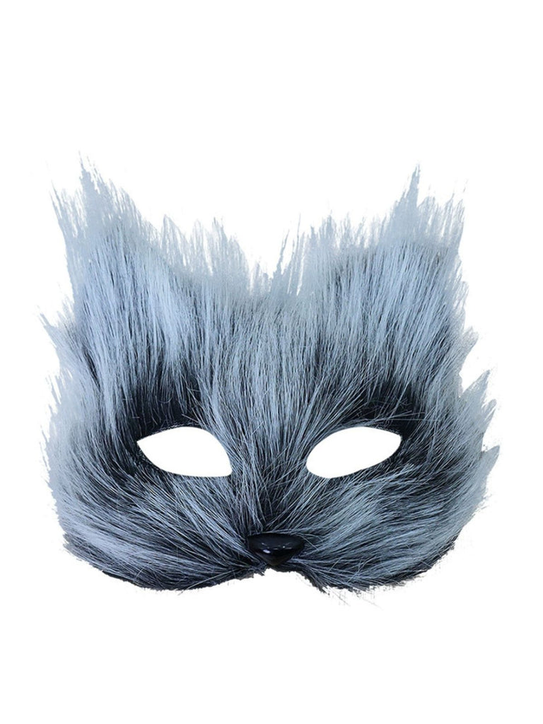 Maschera di volpe pelosa per feste di Halloween