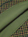 Abito in maglia plaid verde scuro anni '50