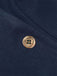 Cappotto con bottoni blu anni '40