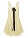 [Prevendita] Abito babydoll in pizzo con fiocco sulla schiena anni '60