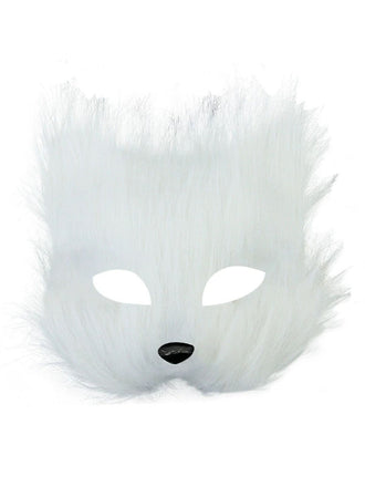 Maschera di volpe pelosa per feste di Halloween
