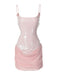 Mini abito con paillettes patchwork spalline sottilianni '80
