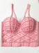 Corsetto in perle canotta a spina di pesce anni '80