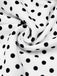 Costumi intero a pois con lacci bianco anni '40