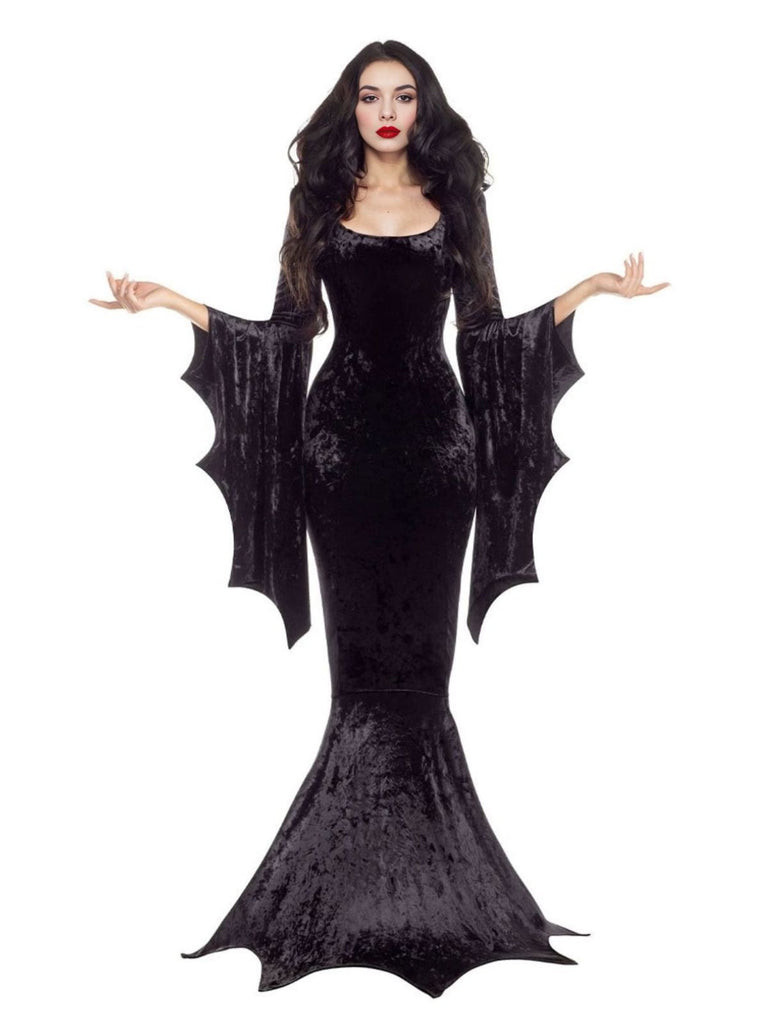 Abito da sirena con maniche a pipistrello Halloween anni '30