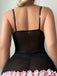 Pigiama in pizzo con corsetto e patchwork anni '60
