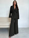 2PCS Completo blazer e pantaloni con lacci anni '60