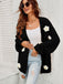 Cardigan a maglia con fiori 3D e maniche lunghe anni '30
