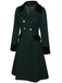 Cappotto con bottoni blu anni '40