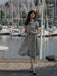 Abito piccolo plaid a quadri marrone anni '40